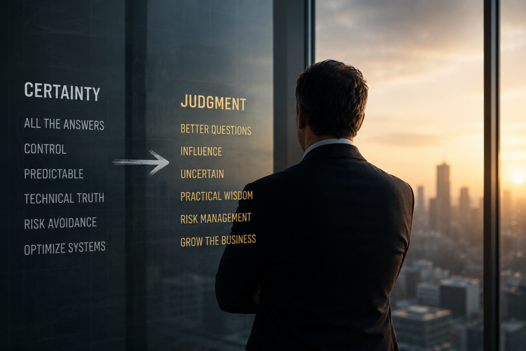 How to Lead With Confidence When Certainty Disappears